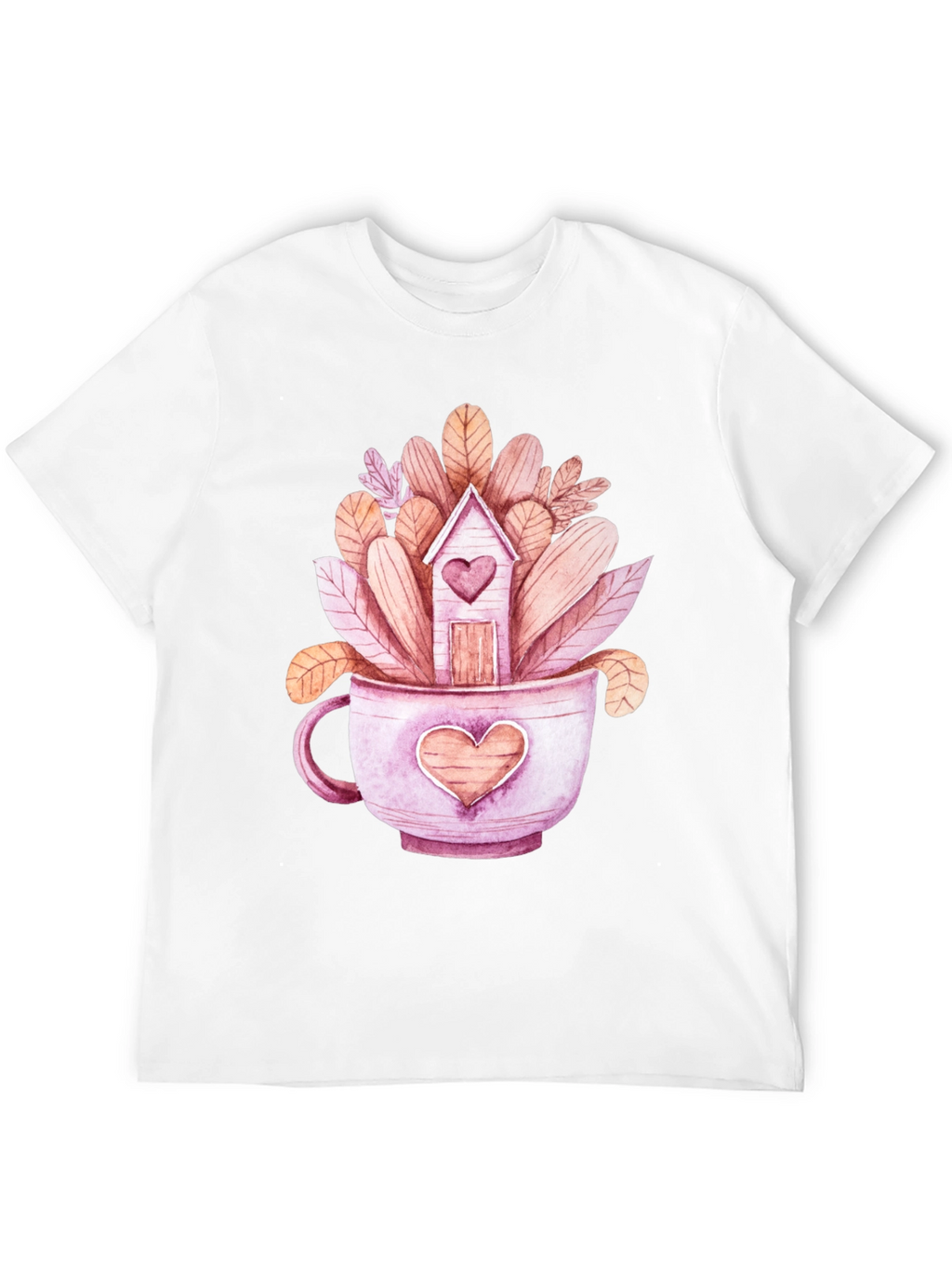 Heart Home Tea Cup T-Shirt