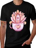 Heart Home Tea Cup T-Shirt