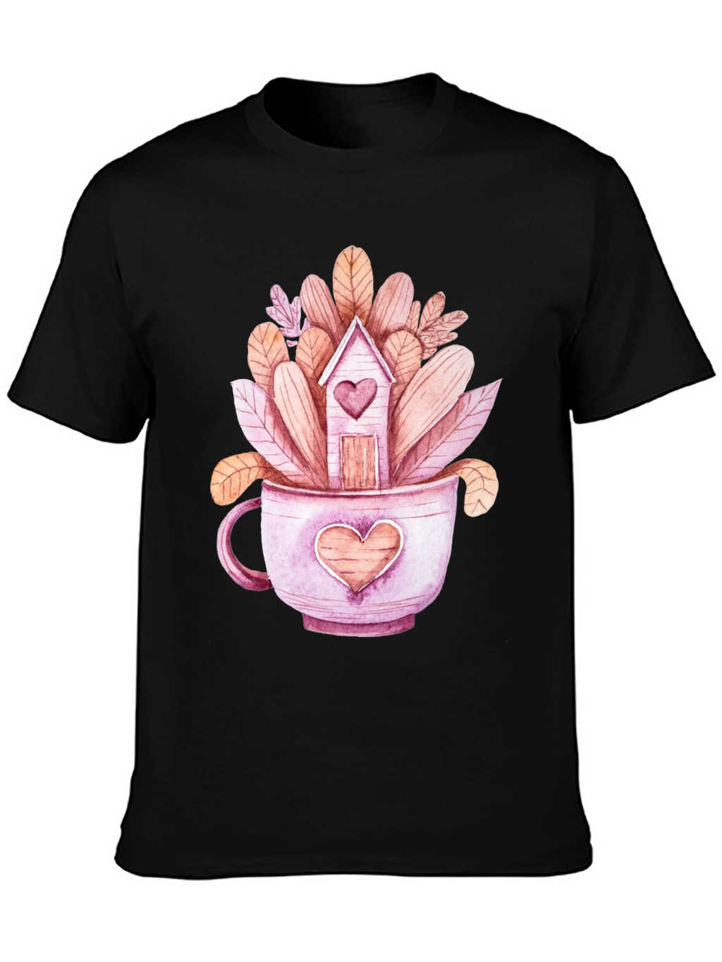 Heart Home Tea Cup T-Shirt