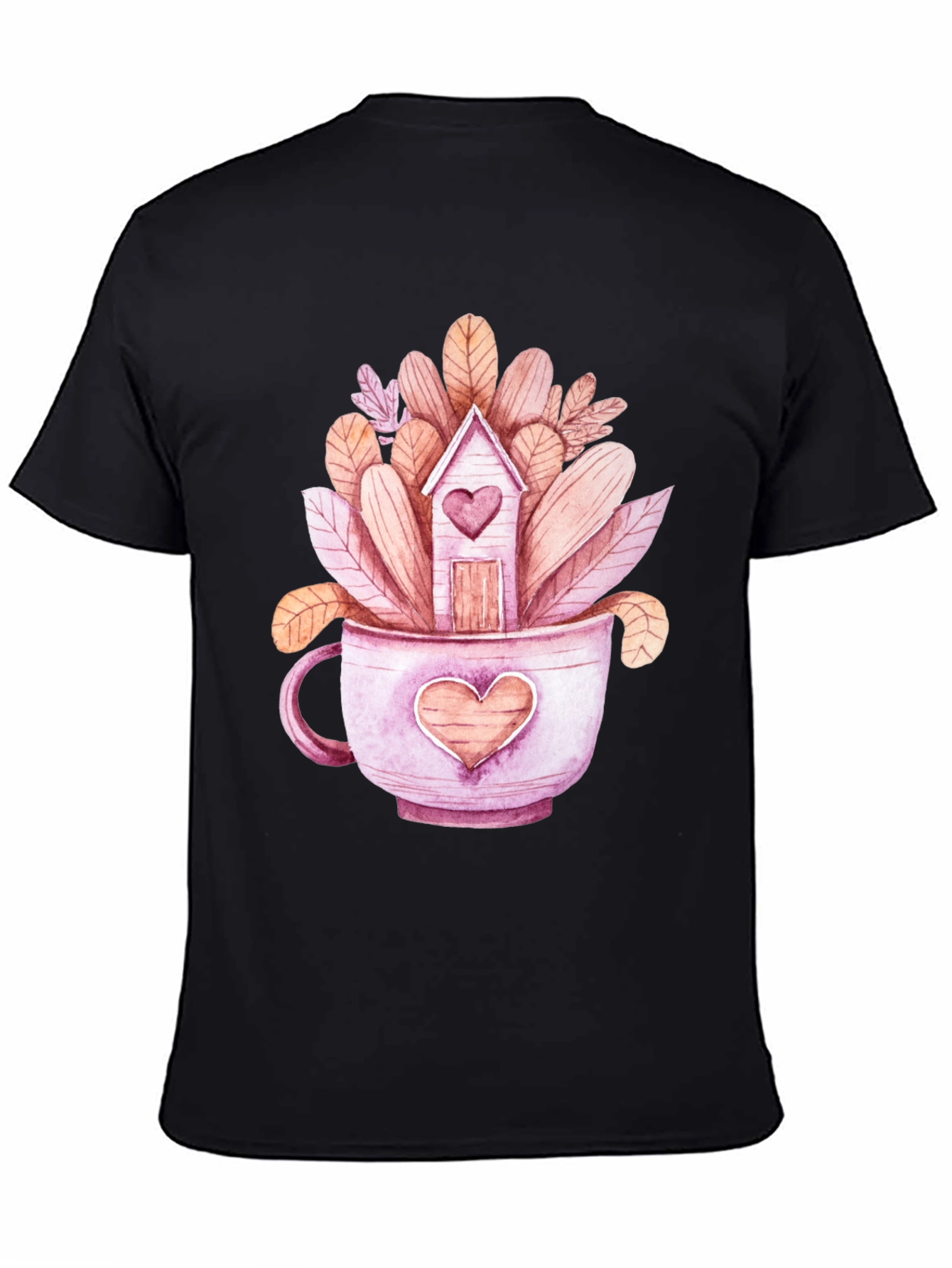 Heart Home Tea Cup T-Shirt