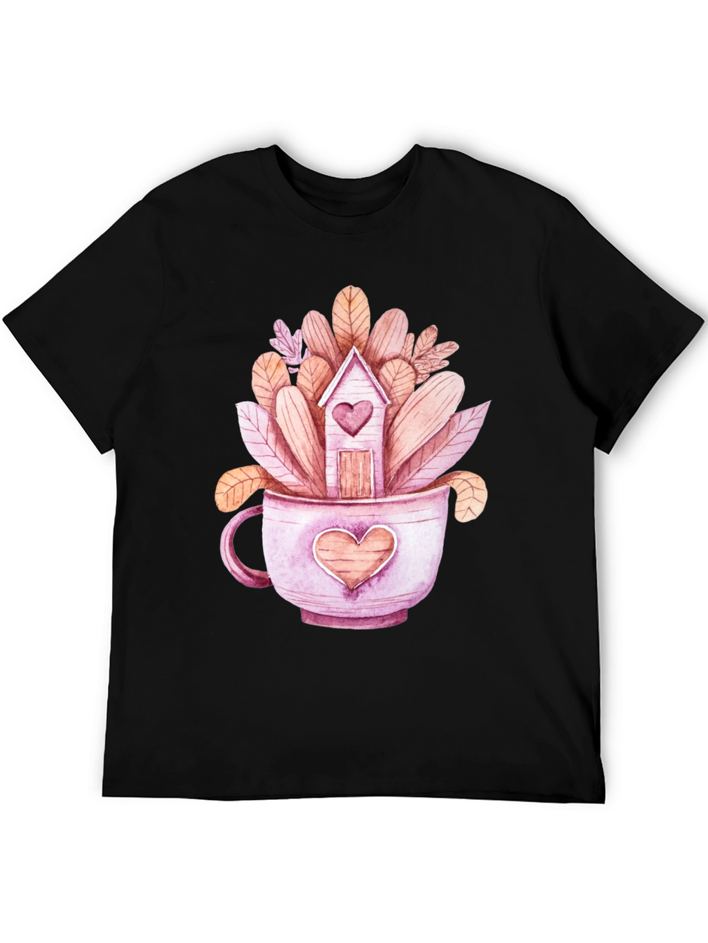 Heart Home Tea Cup T-Shirt