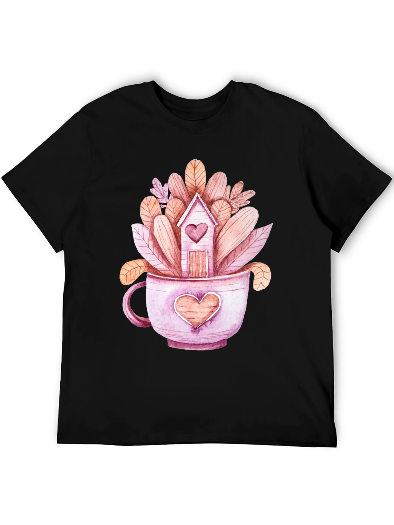Heart Home Tea Cup T-Shirt