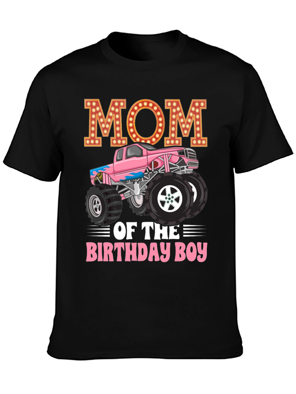 Mom of the Birthday Boy Monster Truck T-shirt