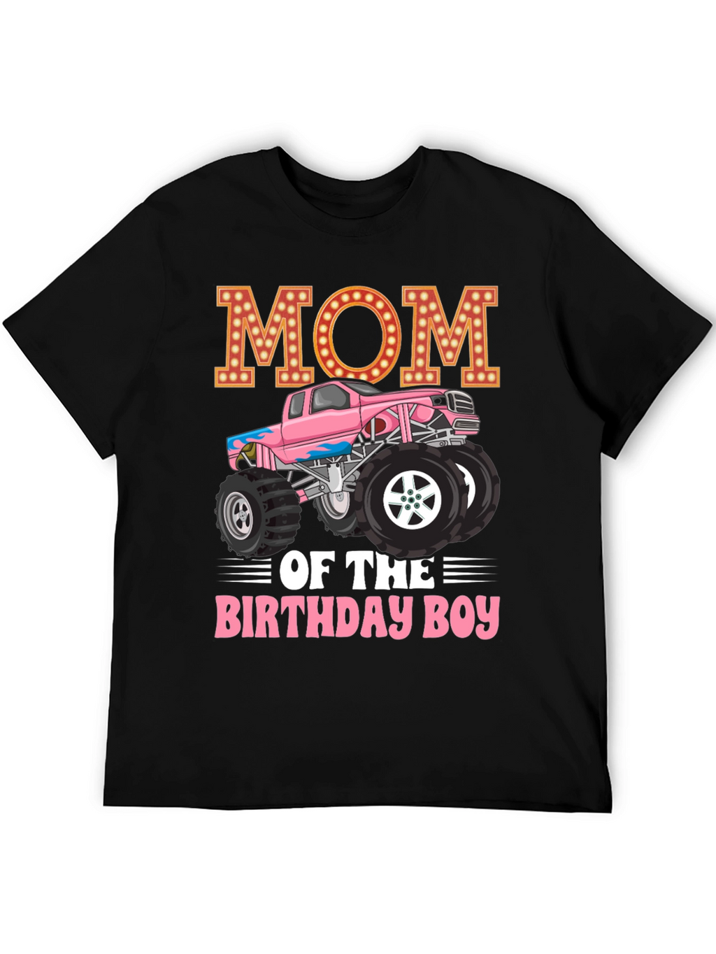 Mom of the Birthday Boy Monster Truck T-shirt