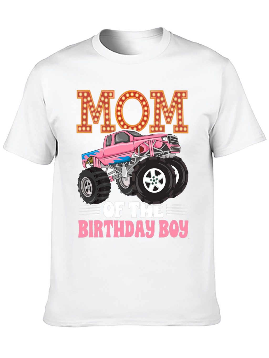 Mom of the Birthday Boy Monster Truck T-shirt