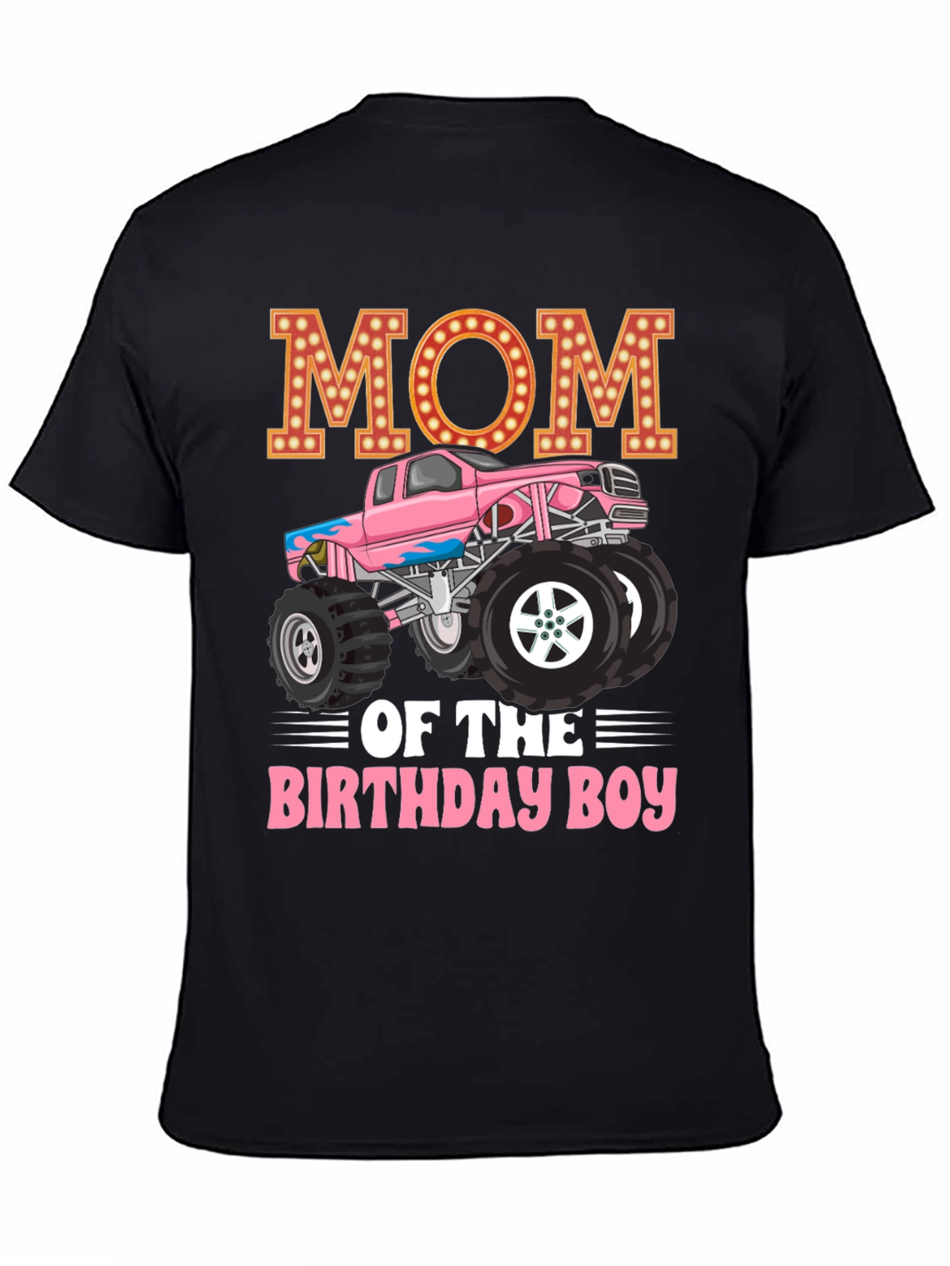 Mom of the Birthday Boy Monster Truck T-shirt