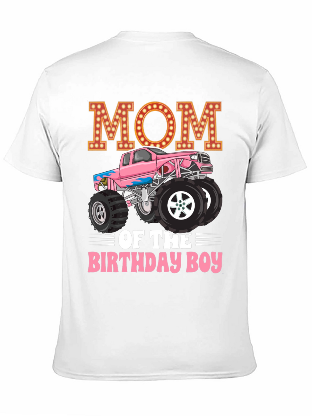 Mom of the Birthday Boy Monster Truck T-shirt