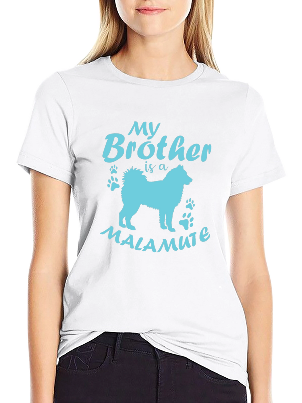 My Brother is a Malamute Dog T-Shirt