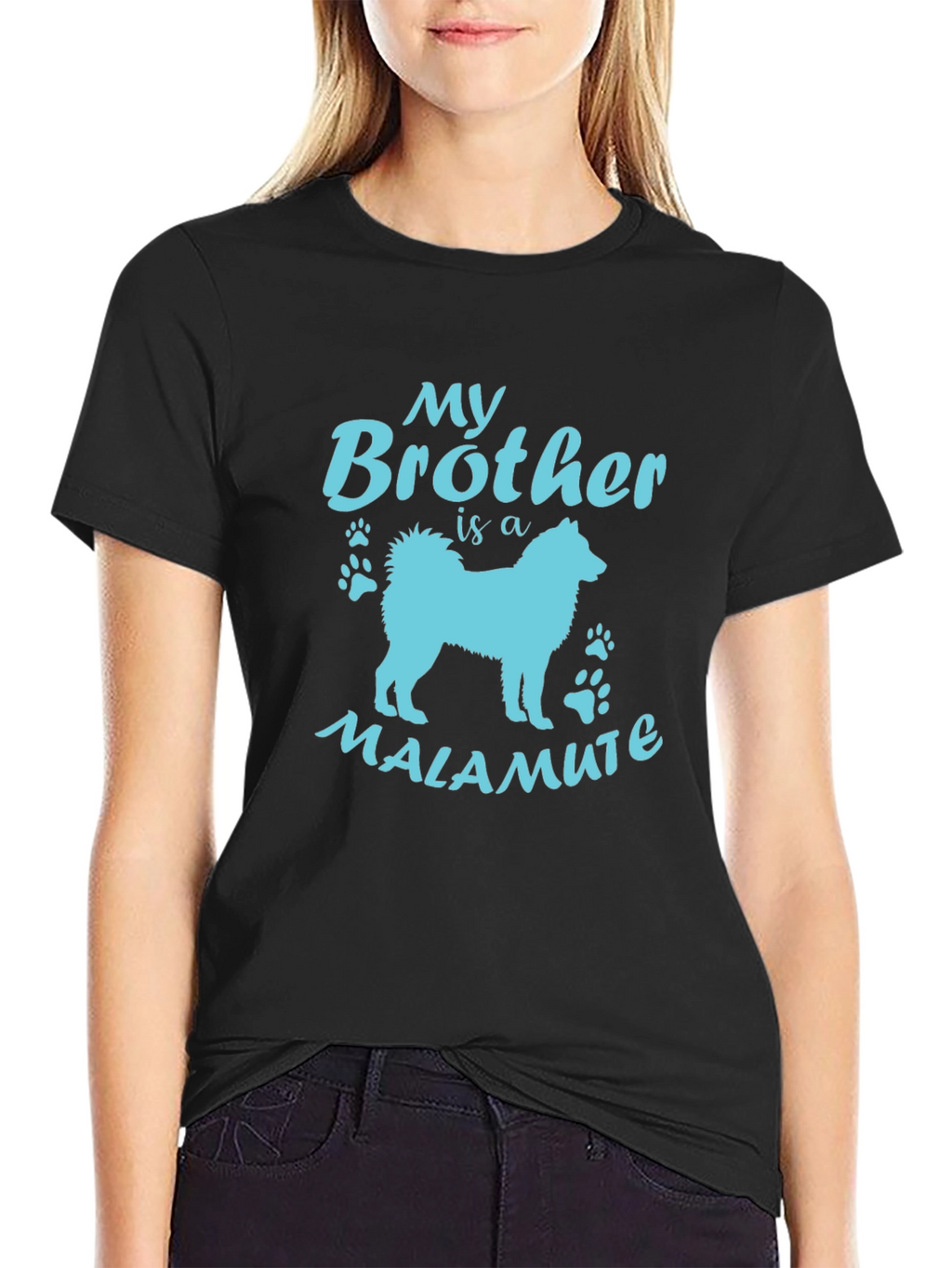 My Brother is a Malamute Dog T-Shirt