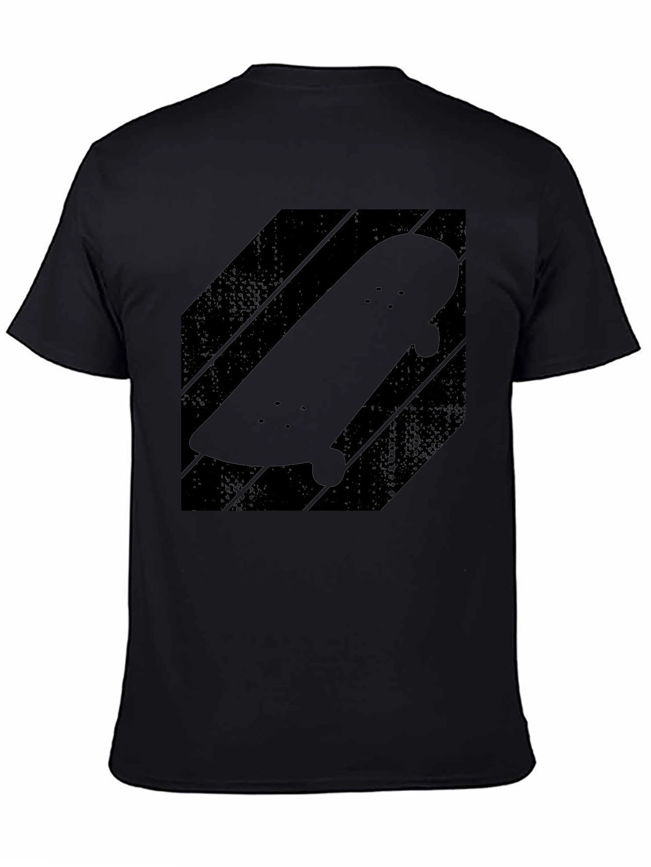 Skateboard Graphic Tee - Cool Black T-Shirt for Skaters
