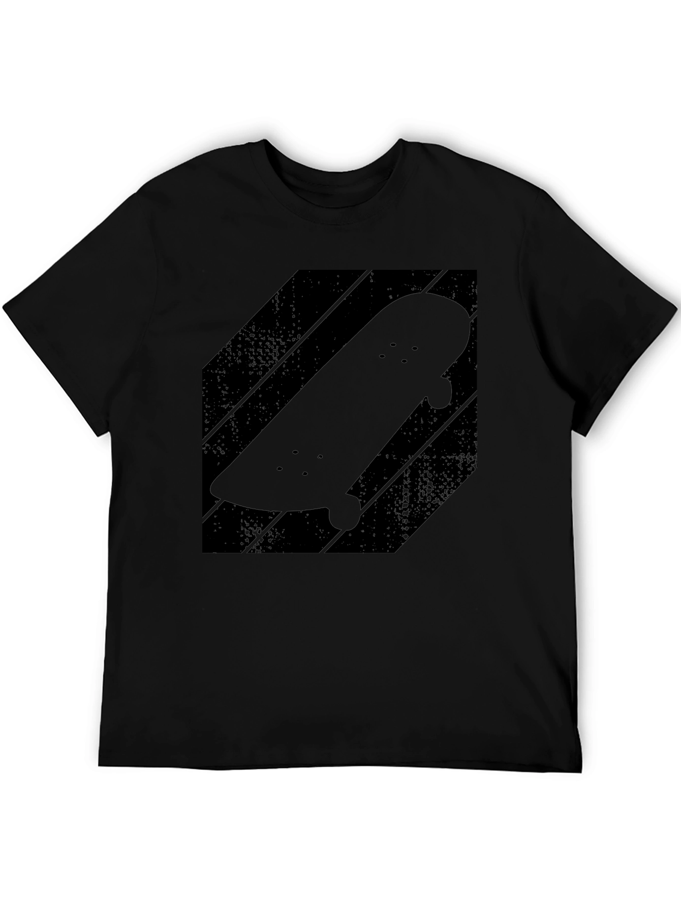 Skateboard Graphic Tee - Cool Black T-Shirt for Skaters