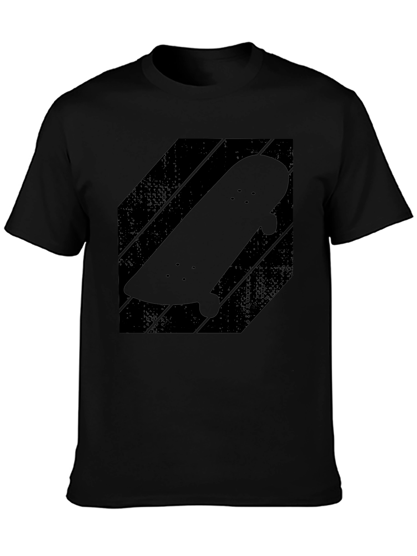 Skateboard Graphic Tee - Cool Black T-Shirt for Skaters