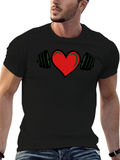 Weightlifting Heart T-Shirt - Fitness Love Tee