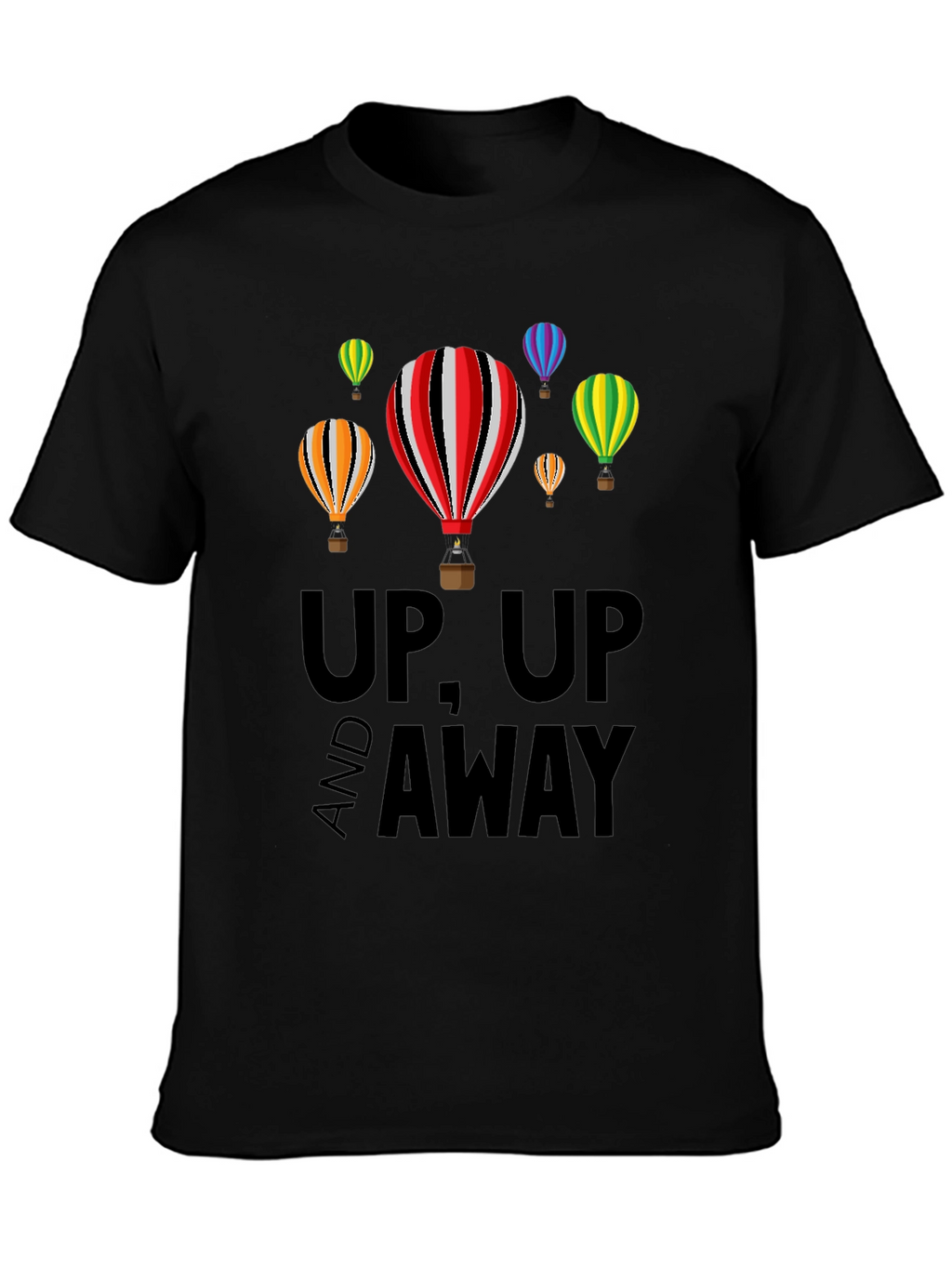 Up Up and Away Balloon Graphic Tee