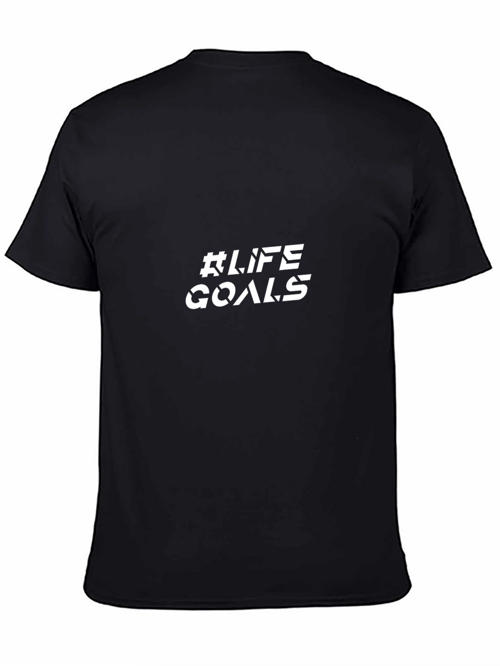Life Goals Graphic Tee - Black T-Shirt