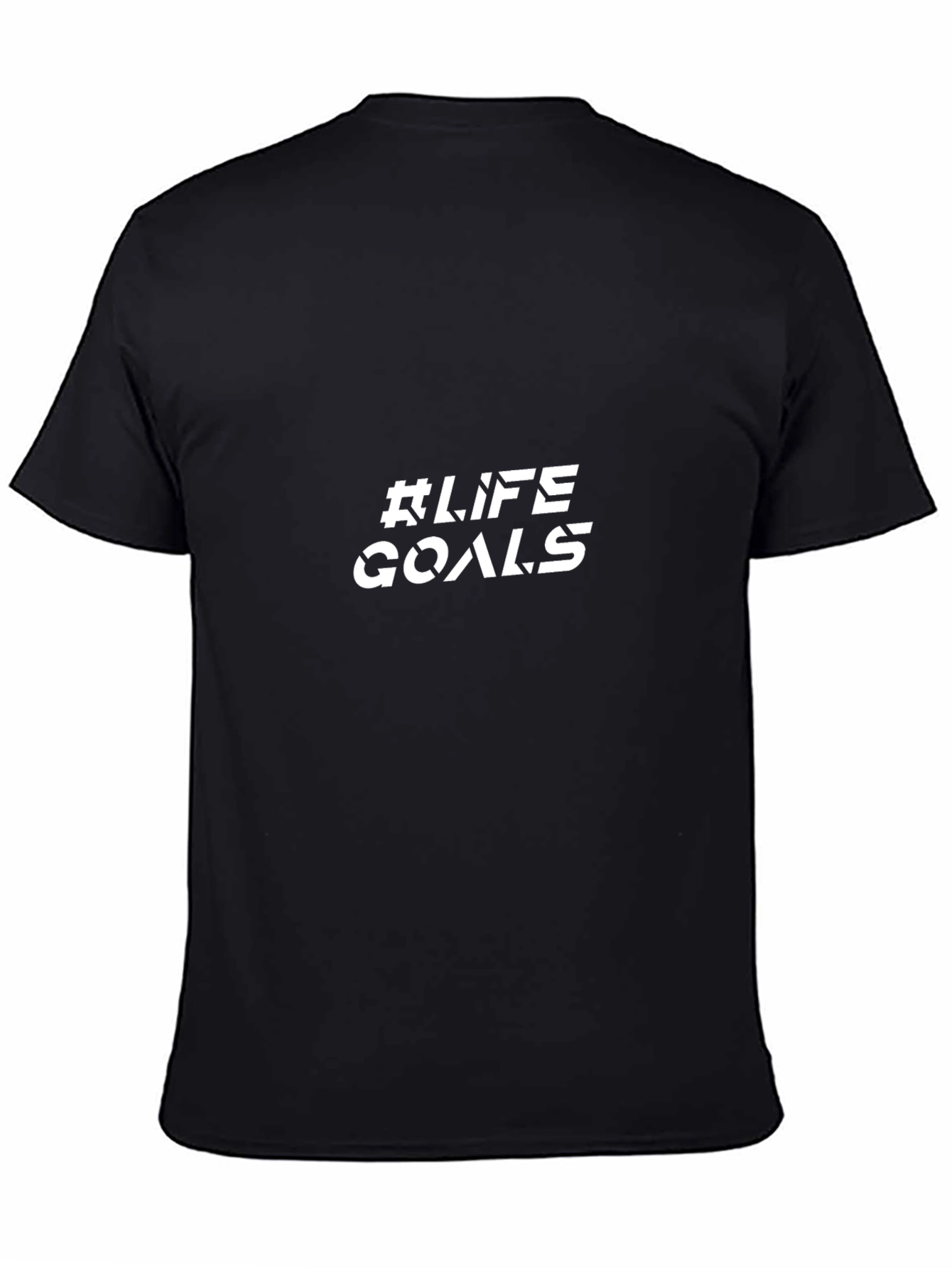 Life Goals Graphic Tee - Black T-Shirt