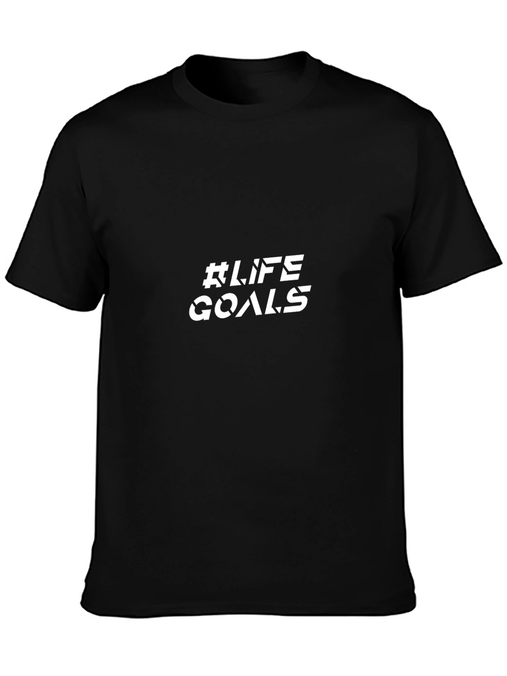 Life Goals Graphic Tee - Black T-Shirt