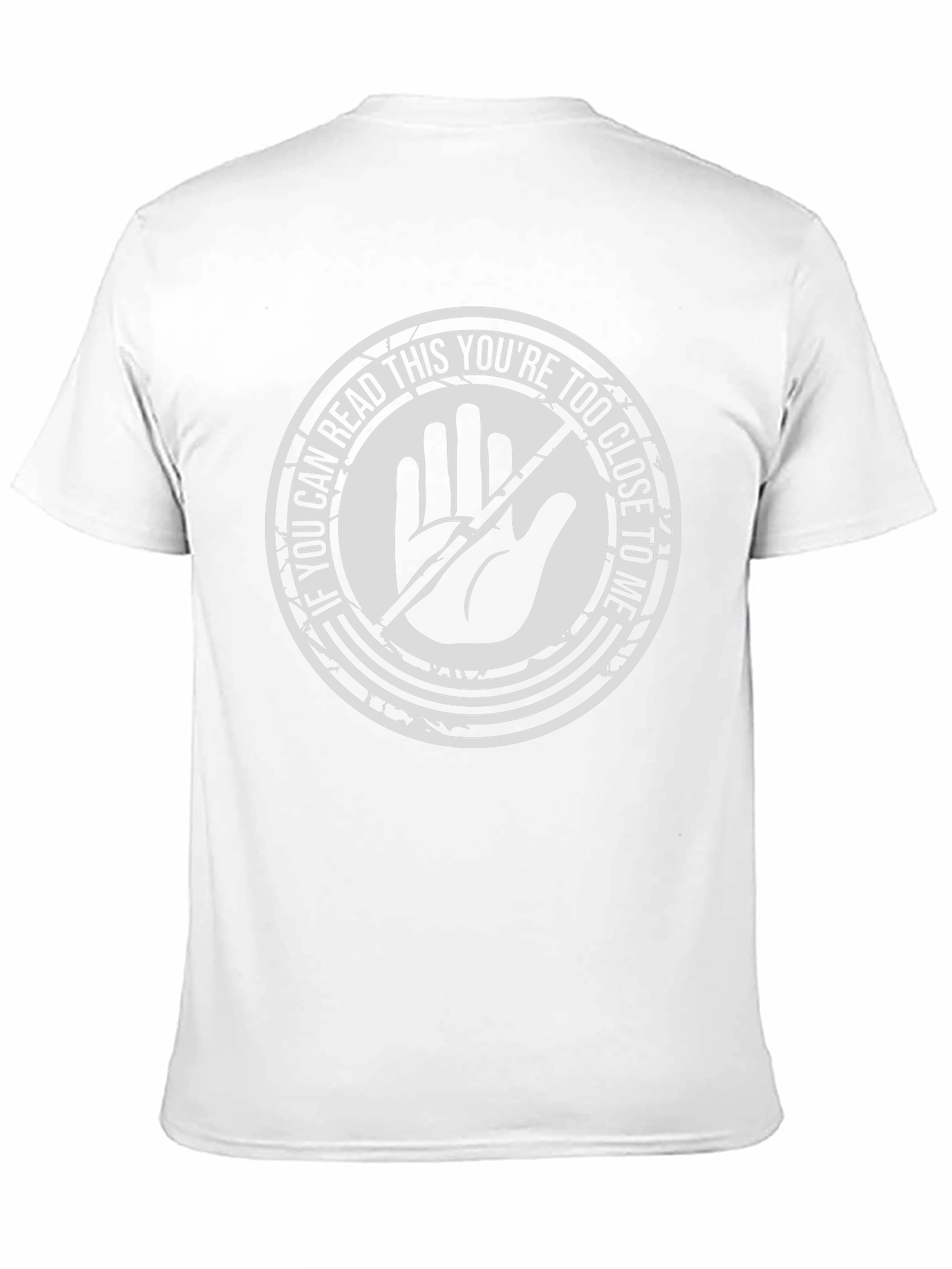 Stay Back Graphic Tee - Funny Social Distance Shirt