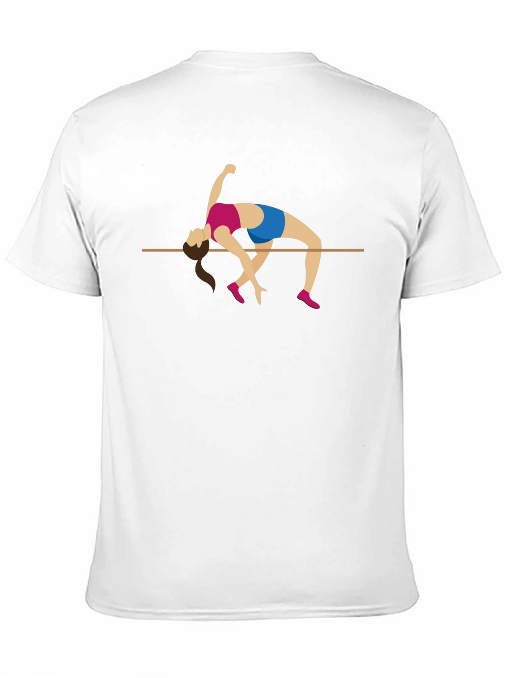 High Jump Graphic Tee - Black Cotton T-Shirt