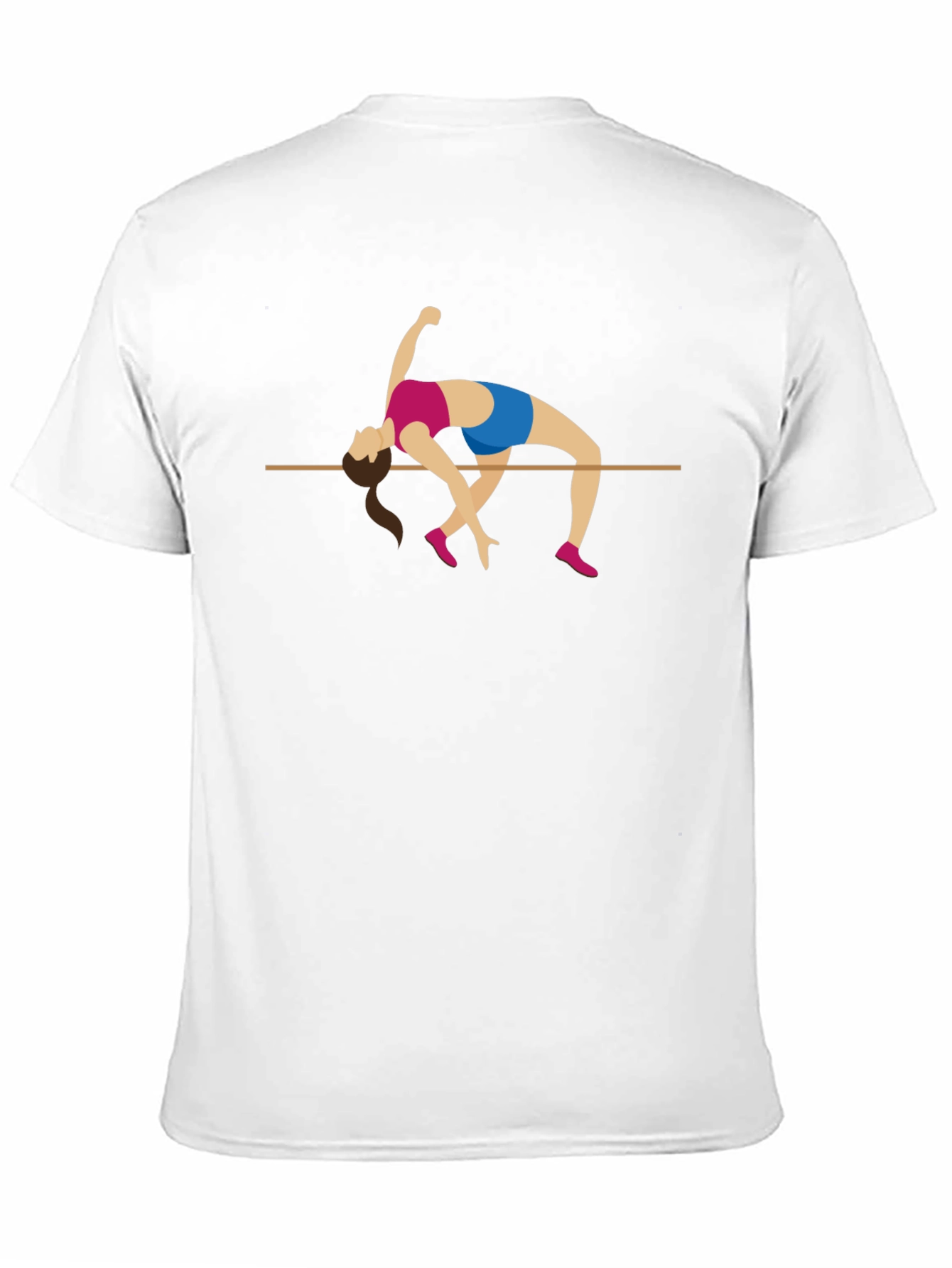 High Jump Graphic Tee - Black Cotton T-Shirt