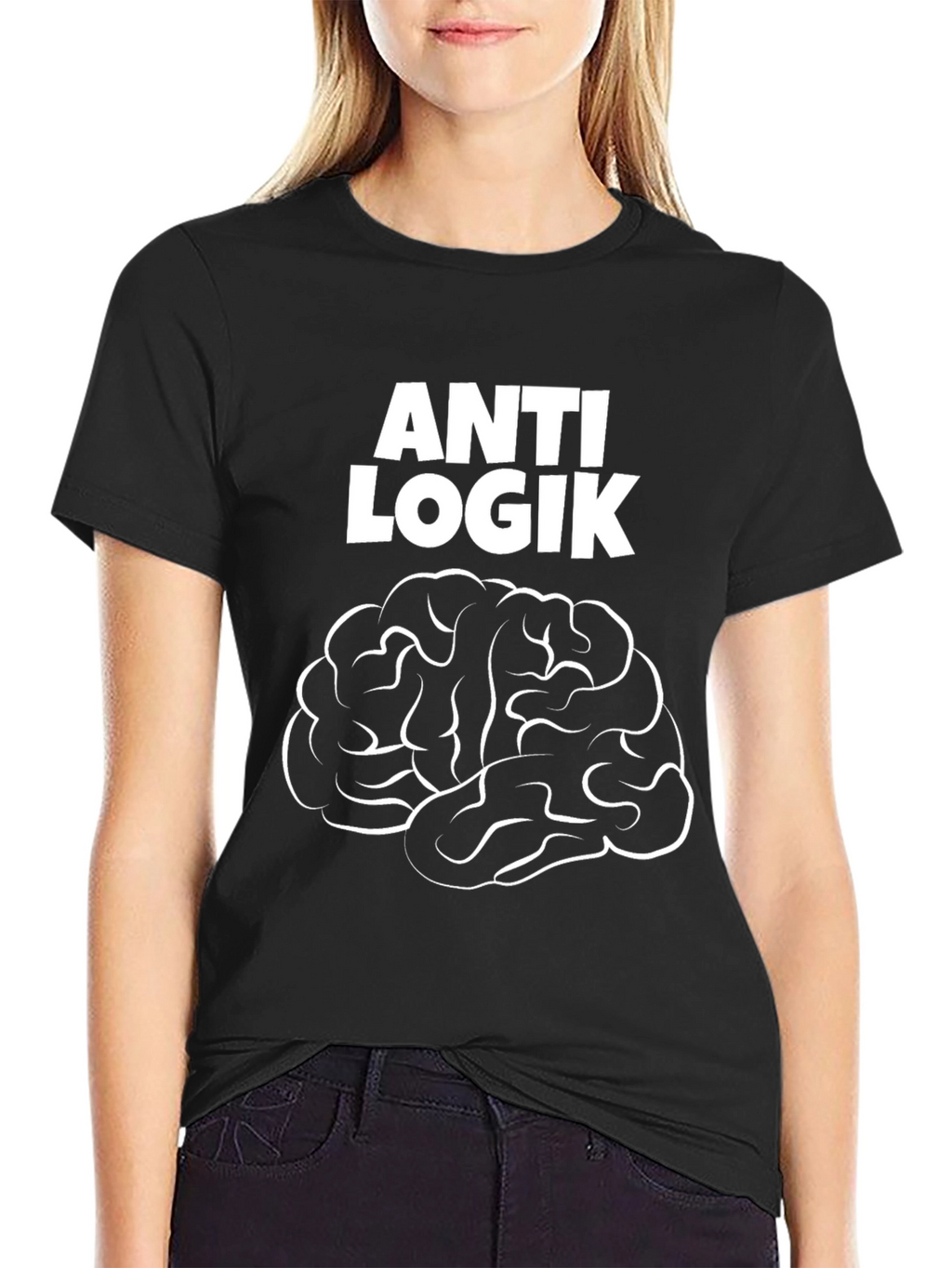 Anti Logik Brain Tee - Mens Funny T-Shirt