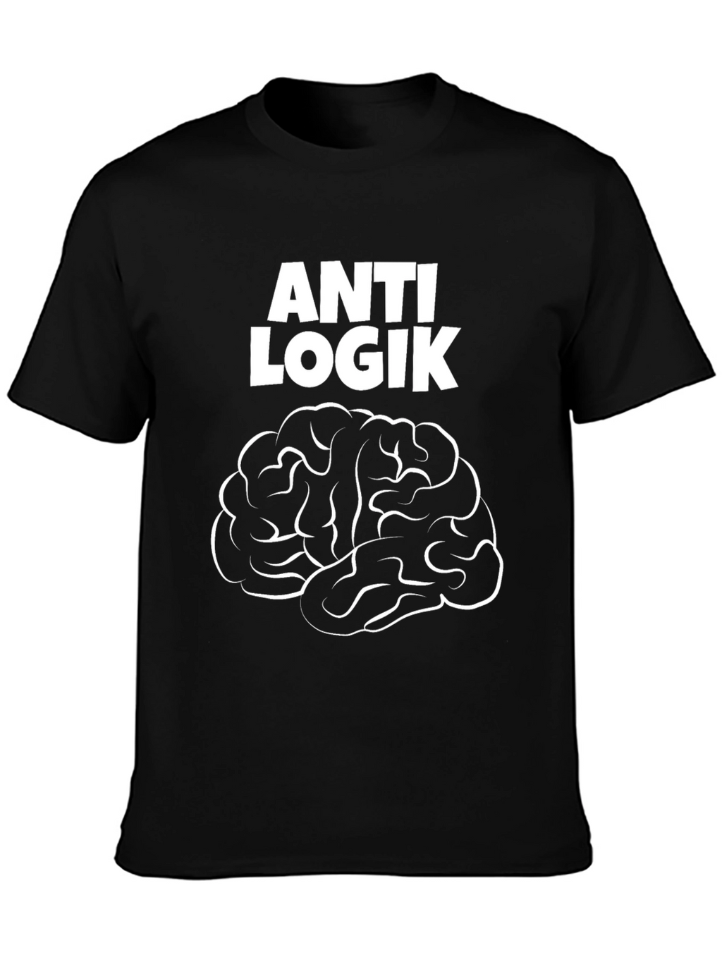 Anti Logik Brain Tee - Mens Funny T-Shirt