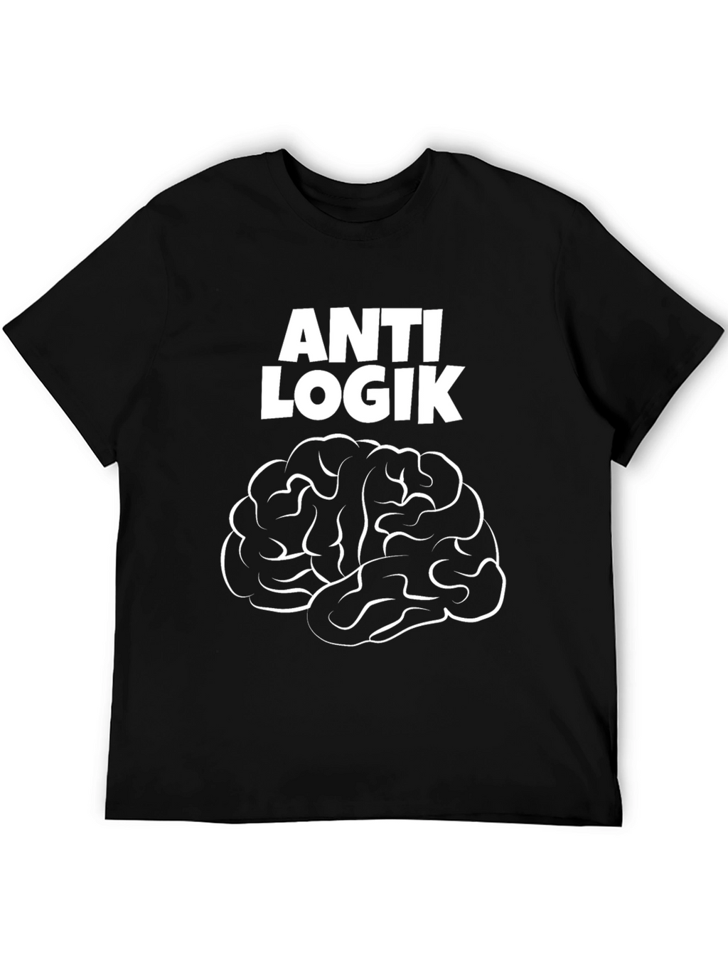 Anti Logik Brain Tee - Mens Funny T-Shirt