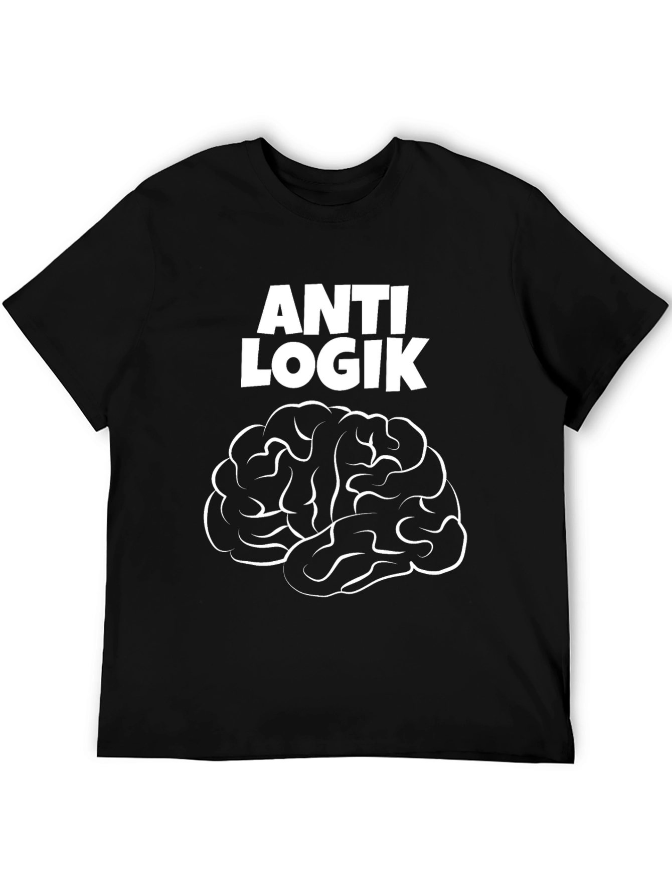 Anti Logik Brain Tee - Mens Funny T-Shirt