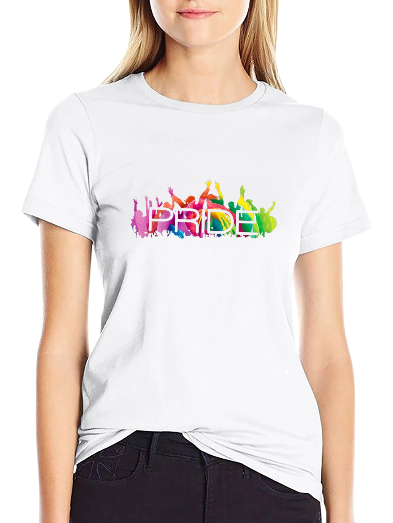 Pride Graphic T-Shirt - Rainbow LGBTQ+ Support Tee
