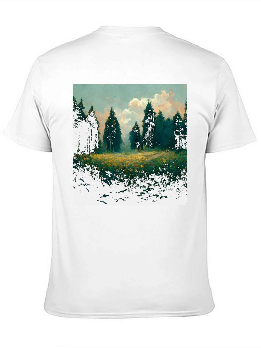 Forest Glade Graphic Tee - Nature Inspired Design