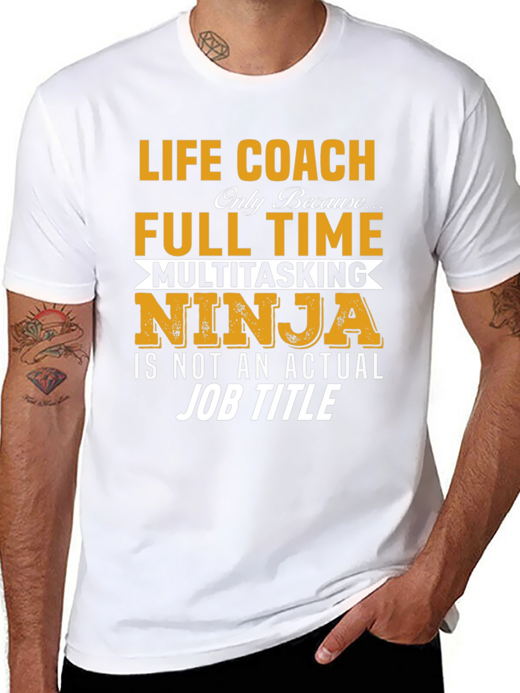 Life Coach Full Time Ninja T-Shirt