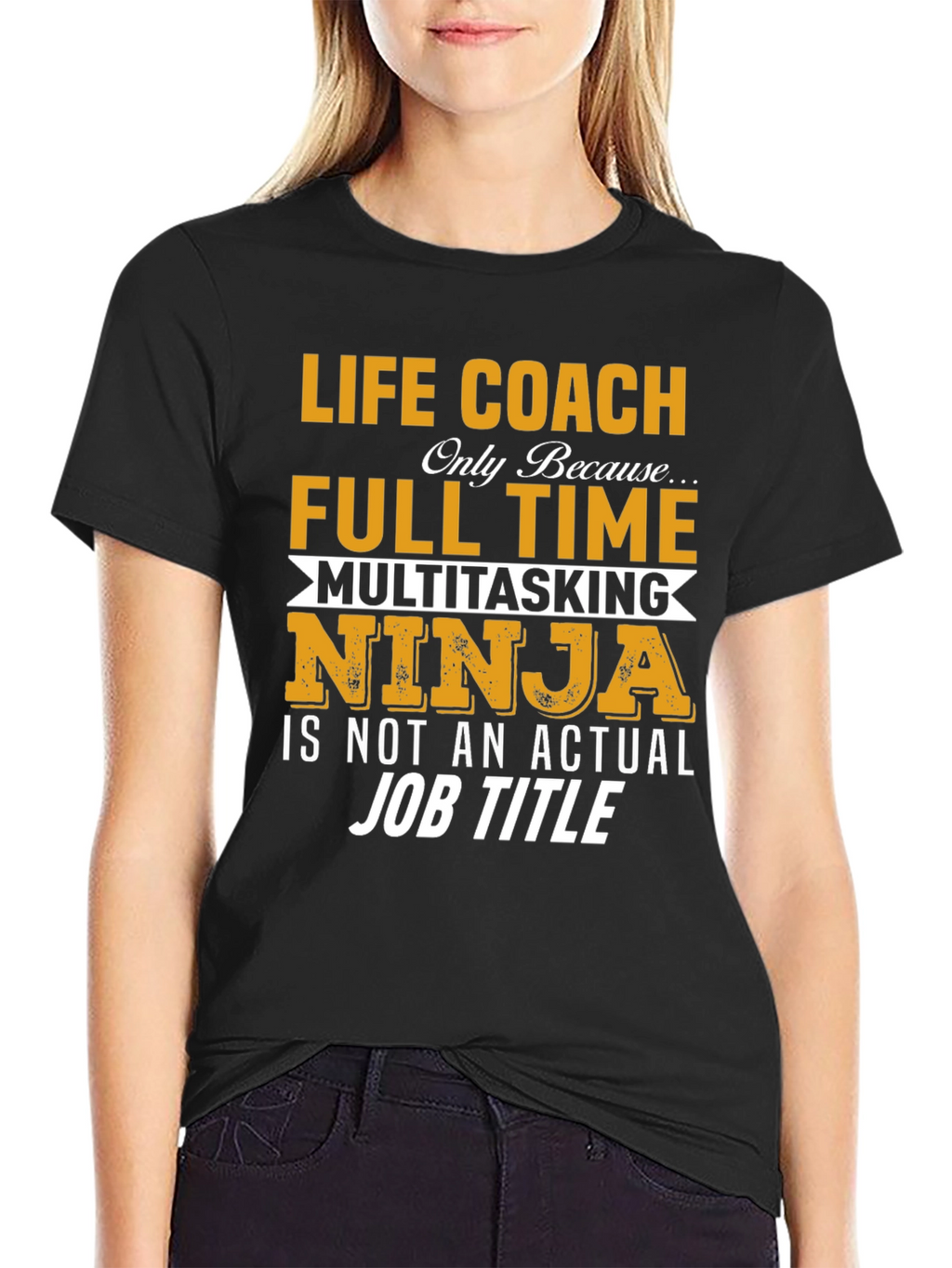Life Coach Full Time Ninja T-Shirt