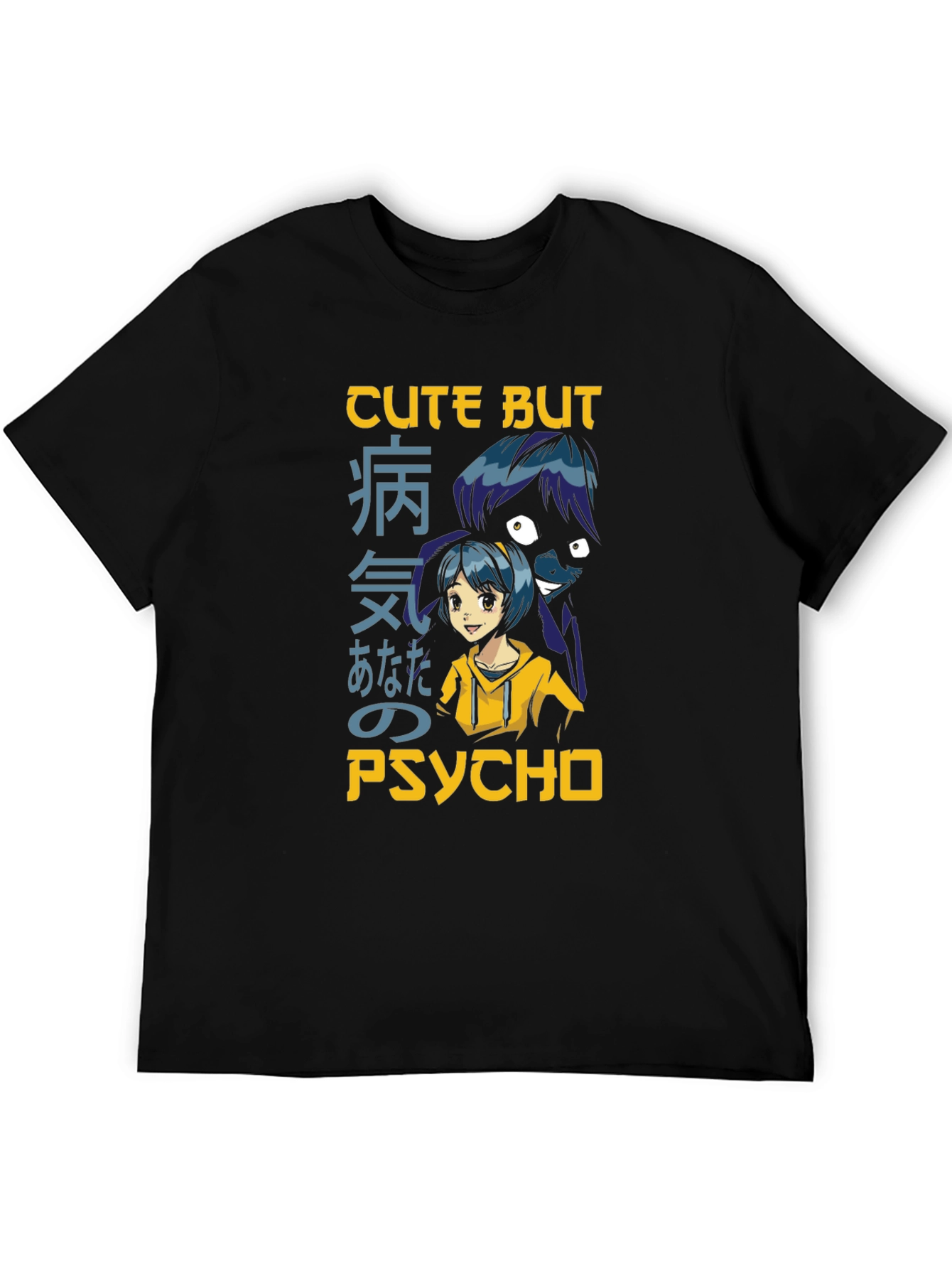 Cute But Psycho Anime Graphic T-Shirt