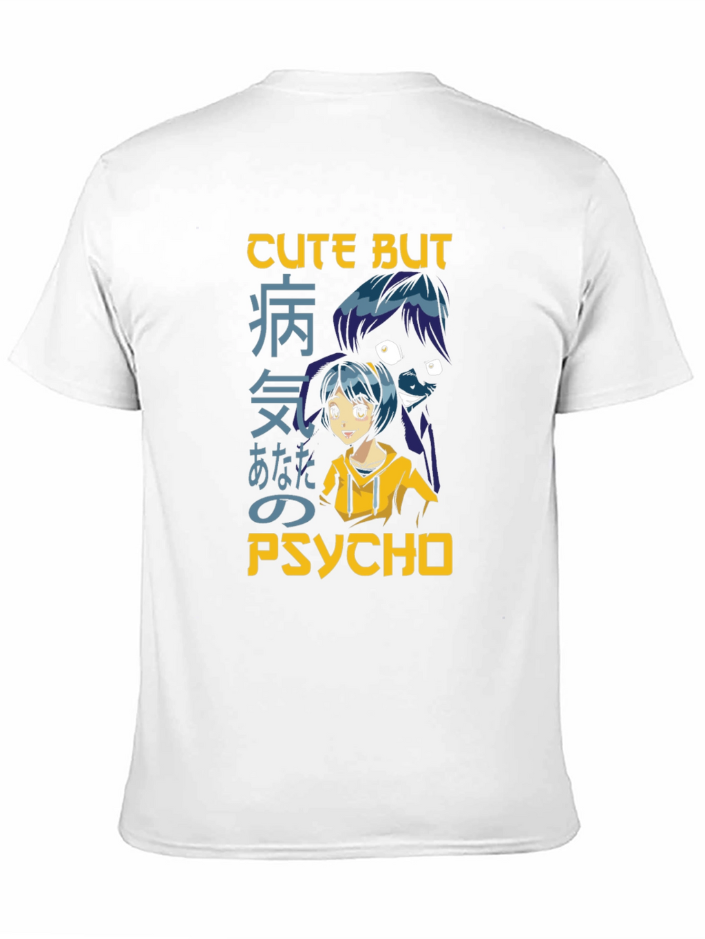 Cute But Psycho Anime Graphic T-Shirt