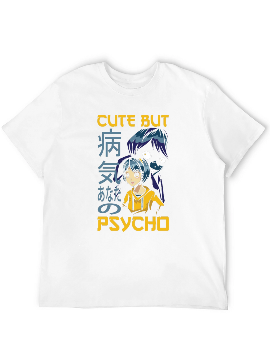 Cute But Psycho Anime Graphic T-Shirt