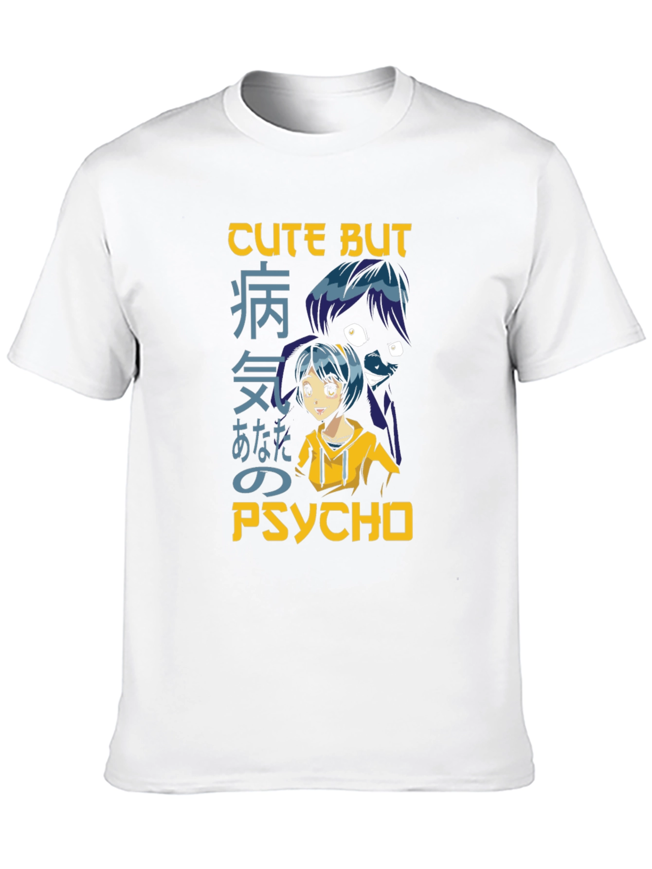 Cute But Psycho Anime Graphic T-Shirt