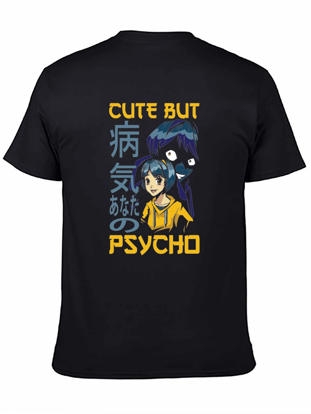 Cute But Psycho Anime Graphic T-Shirt