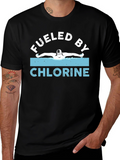 Fueled by Chlorine Swimmer T-Shirt