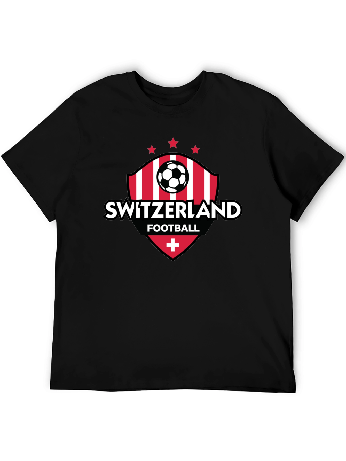 Switzerland Football T-Shirt - Swiss Soccer Fan Tee