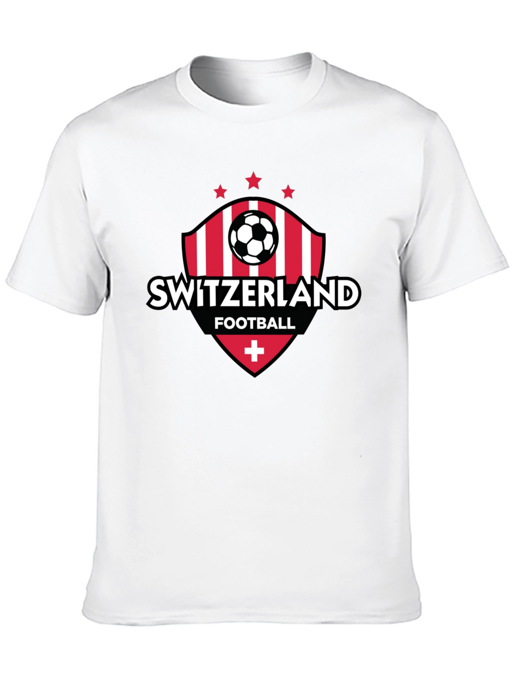 Switzerland Football T-Shirt - Swiss Soccer Fan Tee