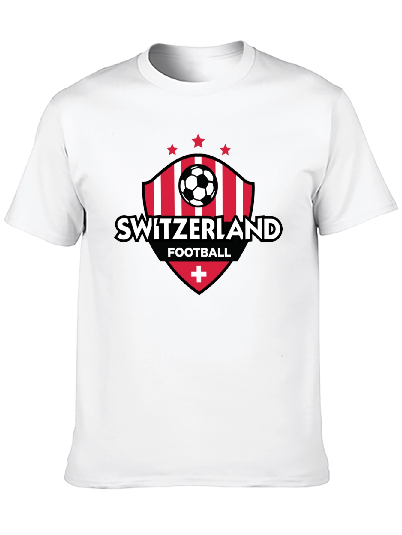 Switzerland Football T-Shirt - Swiss Soccer Fan Tee