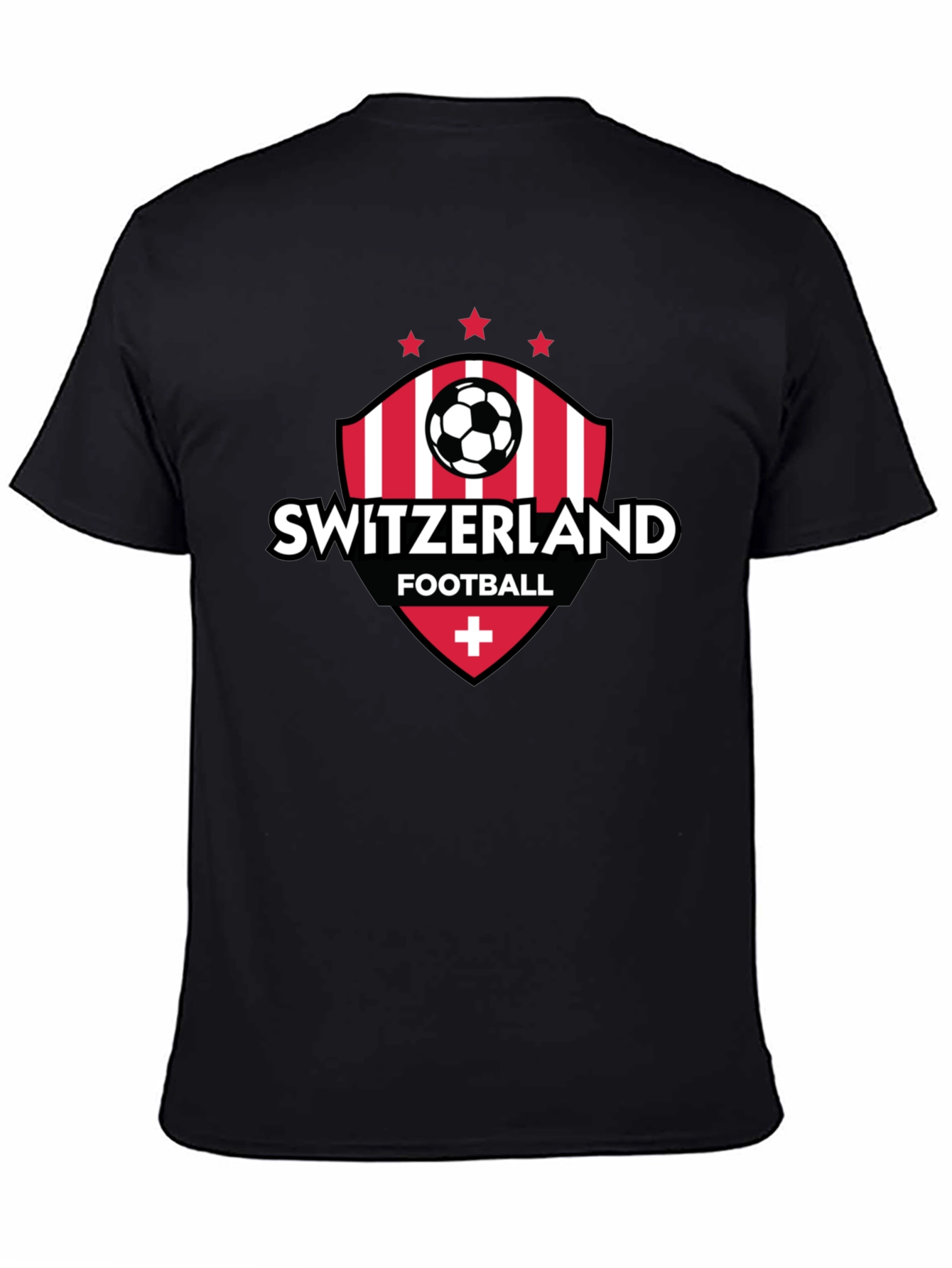 Switzerland Football T-Shirt - Swiss Soccer Fan Tee