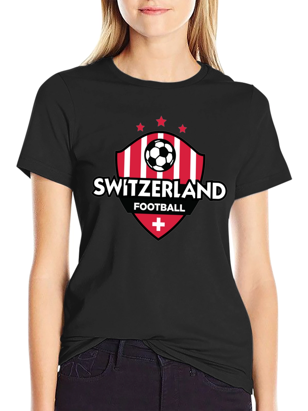 Switzerland Football T-Shirt - Swiss Soccer Fan Tee