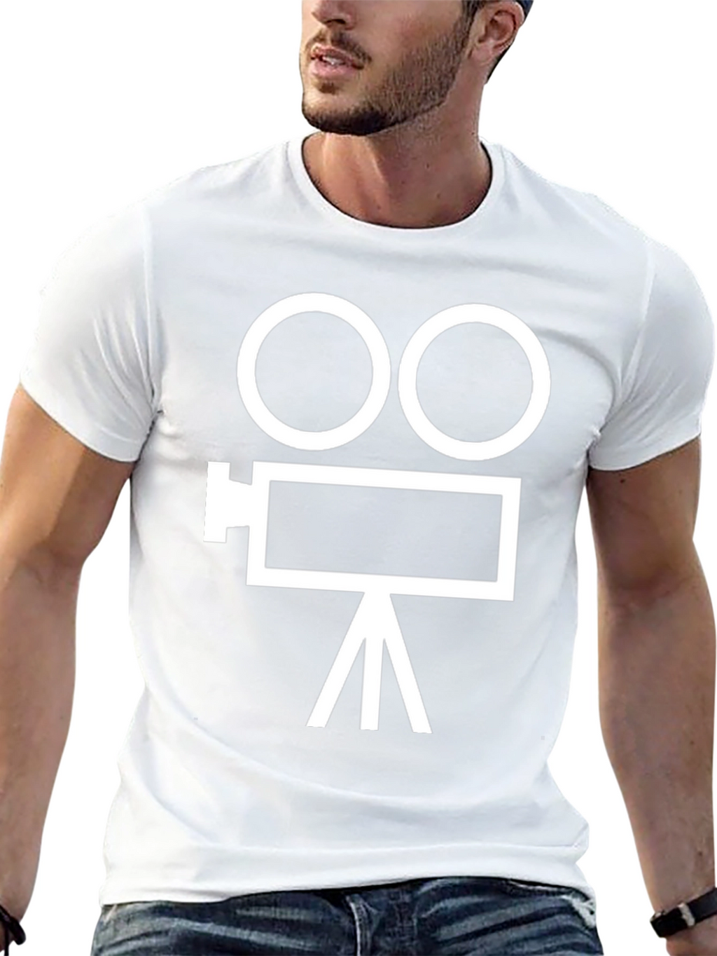 Classic Movie Camera Graphic T-Shirt