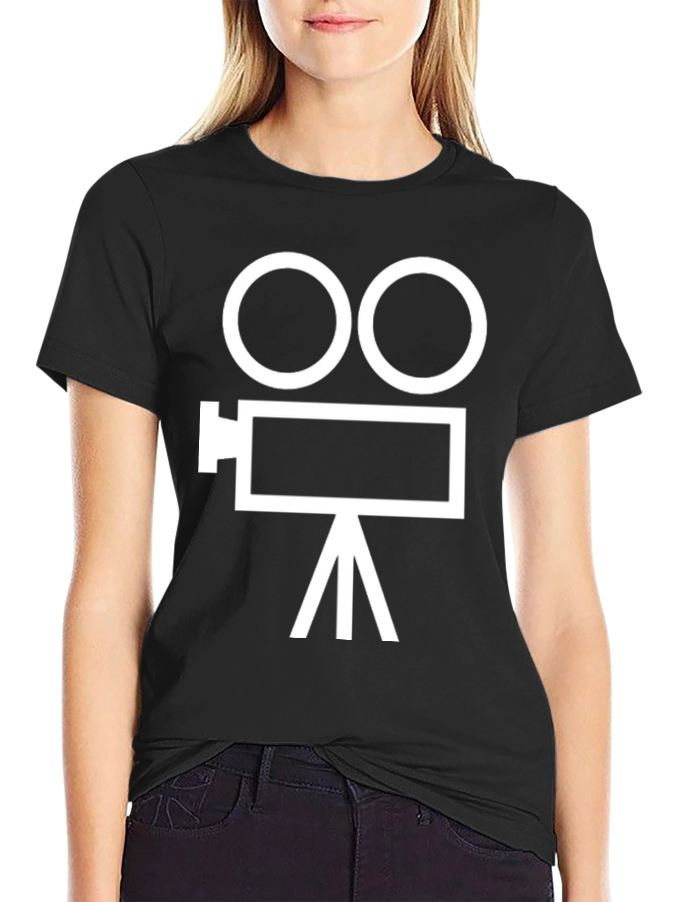 Classic Movie Camera Graphic T-Shirt