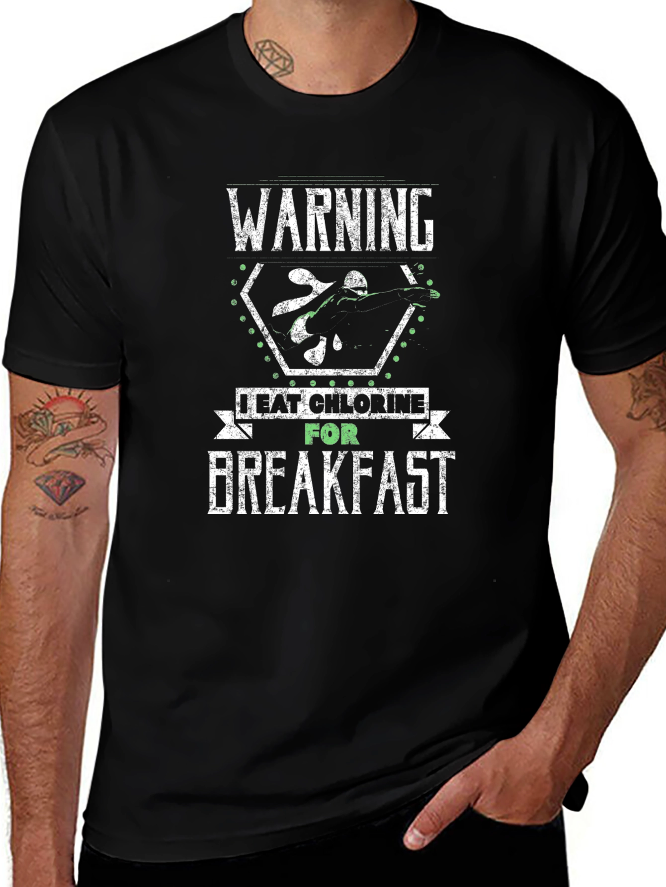 Warning I Eat Chlorine for Breakfast T-Shirt