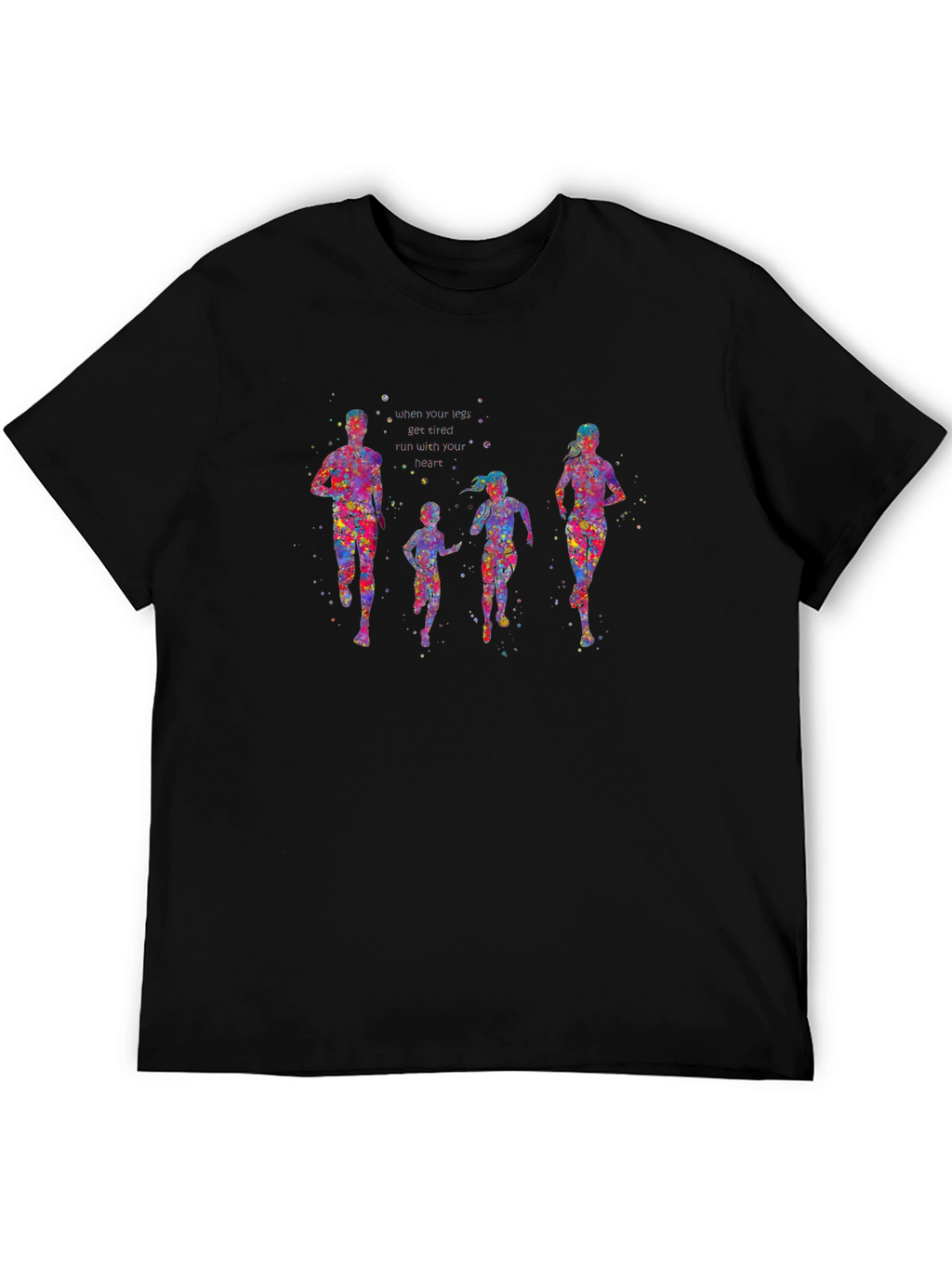 Family Run Black T-Shirt