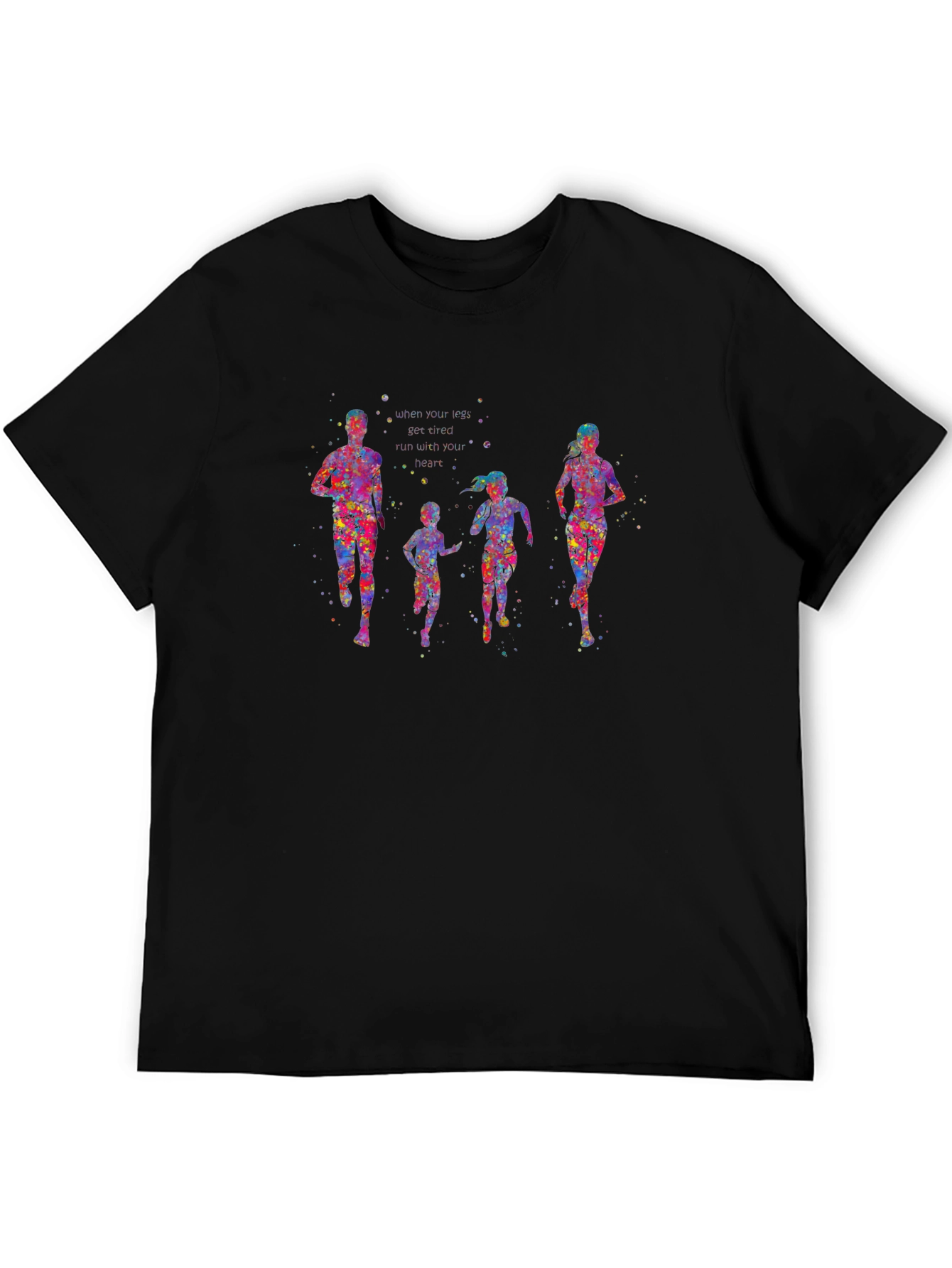 Family Run Black T-Shirt