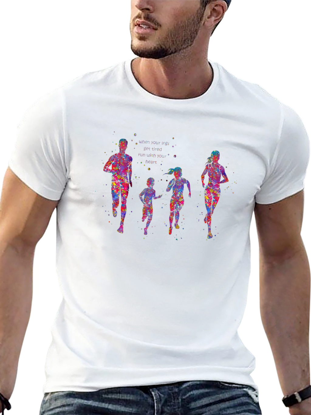 Family Run Black T-Shirt