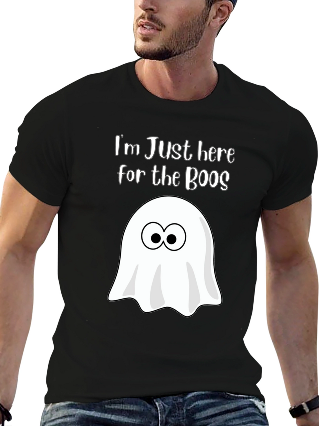 Boo Ghost T-Shirt - Halloween Fun